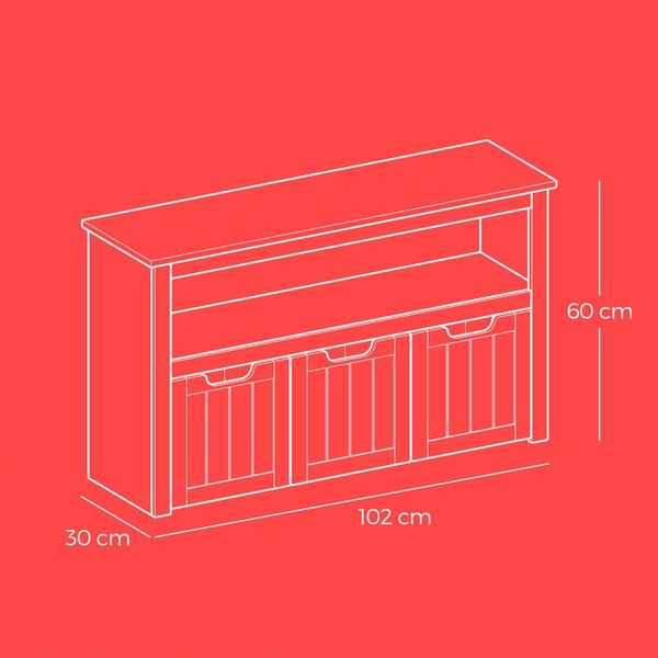 DETSKÝ REGÁL MID.YOU - Online Only detský nábytok, Online Only