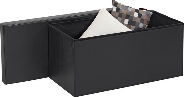 ÚLOŽNÝ BOX NA SEDENIE, textil, kompozitné drevo, 76/38/38 cm Carryhome - Kreslá