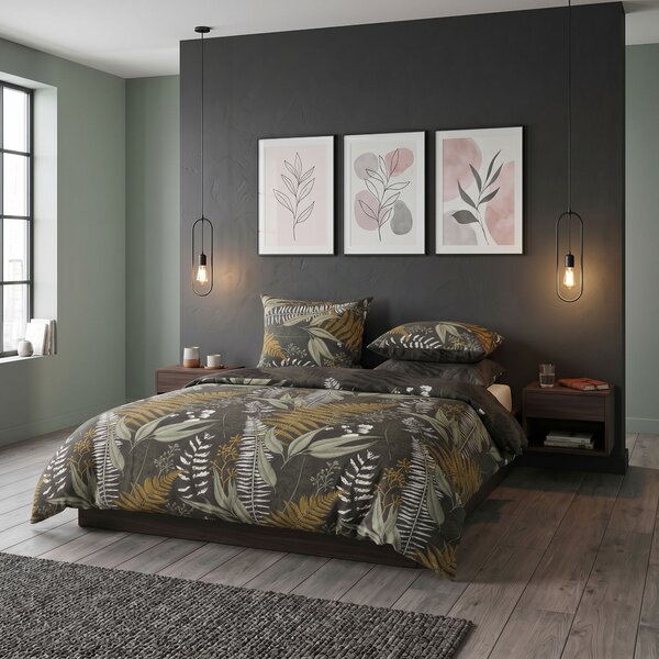 Kvalitex Saténové povlečení LUXURY COLLECTION PAPRADIE 1x 140/200, 1x 70/90cm
