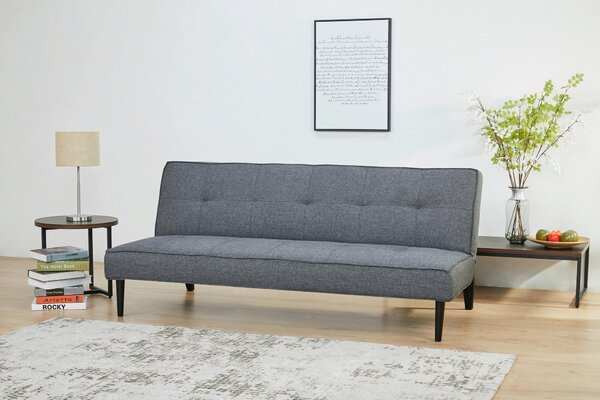 ROZKLADACIA POHOVKA, textil, tmavosivá Carryhome - Sedačky