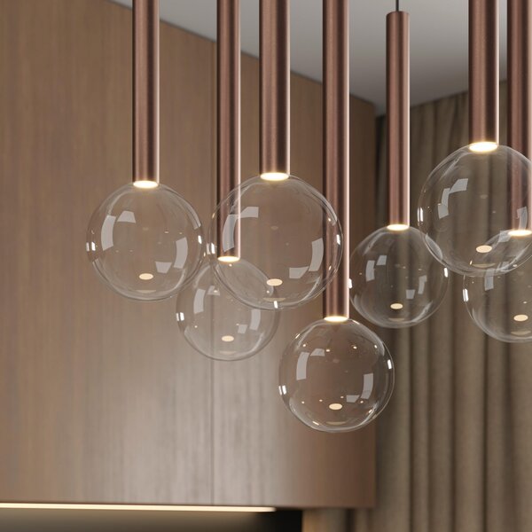 ZÁVESNÉ LED SVIETIDLO, 40/180 cm Dieter Knoll - Interiérové svietidlá