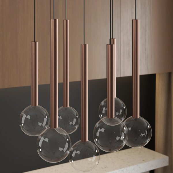 ZÁVESNÉ LED SVIETIDLO, 40/180 cm Dieter Knoll - Interiérové svietidlá