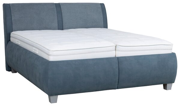 ČALÚNENÁ POSTEĽ, 180/200 cm, modrosivá Beldomo - Sleep - Postele