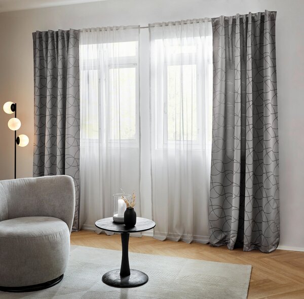 HOTOVÝ ZÁVES, nepriehľadné, 140/245 cm Dieter Knoll - Záclony & závesy