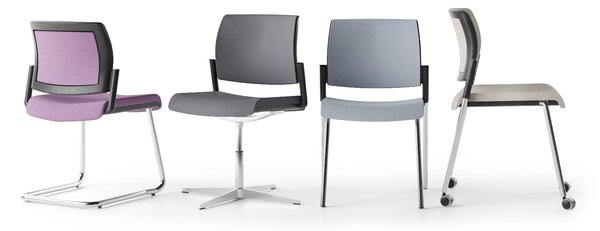 NARBUTAS - Konferenčná stolička AURA G5A0383 s kolieskami