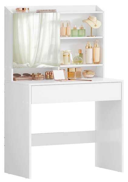 TOALETNÝ STOLÍK, biela, 70/40/136 cm Boxxx - Online Only drobný nábytok, Online Only