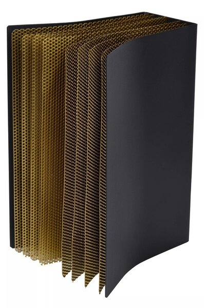 Lucide 78596/01/30 stolná lampička Extravaganza livret 1x40W | E14 - čierna, vypínač na kábli