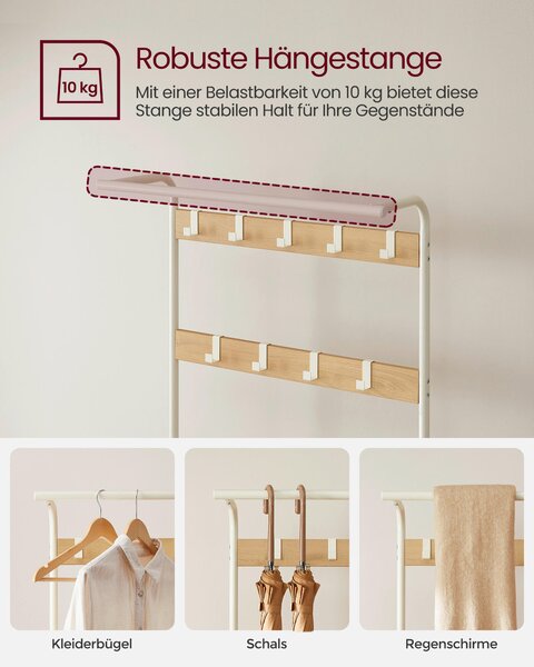 VEŠIAK NA KABÁTY, 72/183/33,7 cm Boxxx - Online Only drobný nábytok, Online Only
