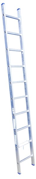 Elkop Jednoduchý hliníkový rebrík, dĺžka 1,9m, 1x7 priečok