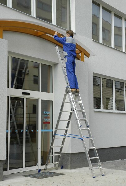 Elkop Multifunkčný hliníkový rebrík Ultra 3x2,1m, 8 priečok Počet priečok: 8 priečok