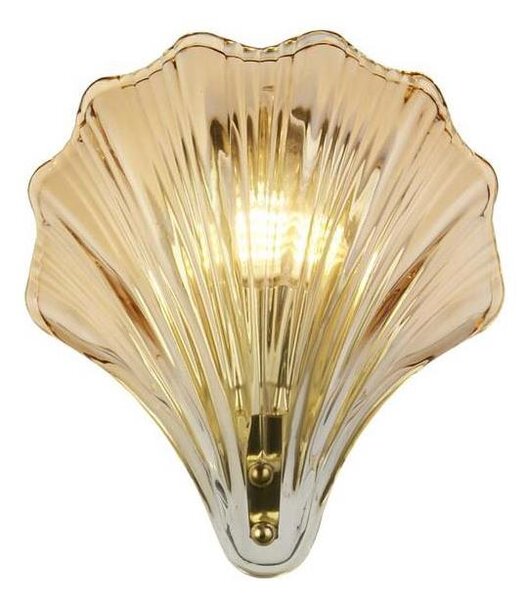 Searchlight 28980SB - Nástenné svietidlo SHELL 1xG9/7W/230V dymové
