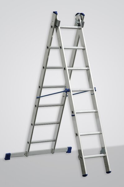 Elkop Hliníkový rebrík Multi 2x1,9m -7 priečok