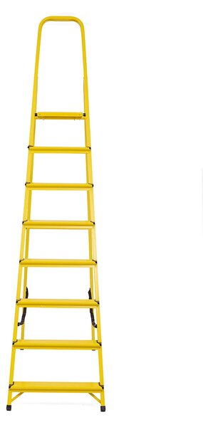 Elkop Oceľový rebrík žltý, 8 priečok