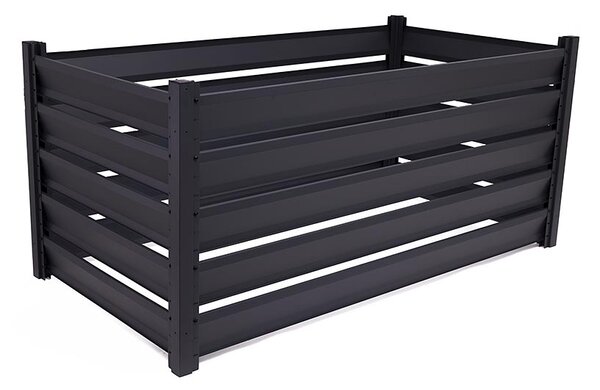 Kompostér Trestles 1100×2100×1000 mm, čierny KOMP1-9005