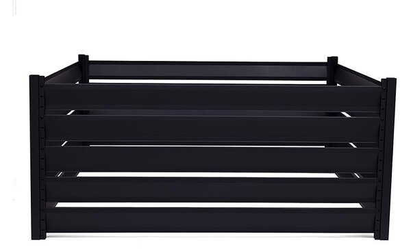Kompostér Trestles 1100×2100×1000 mm, čierny KOMP1-9005