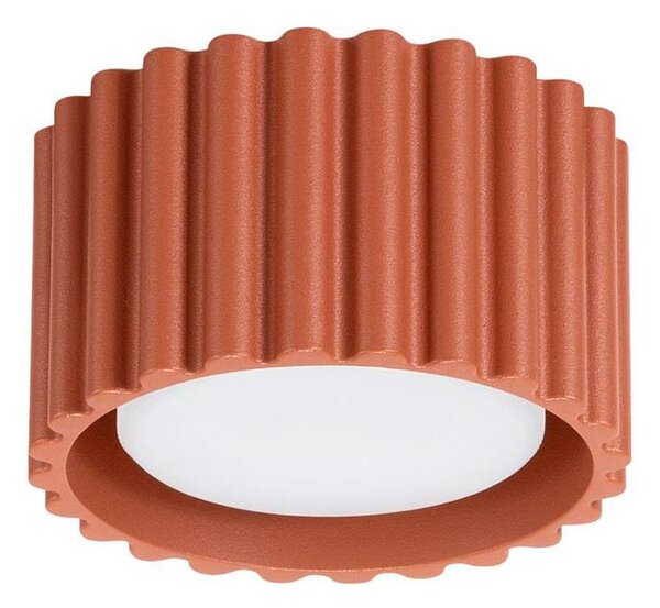 Sollux SL.1802 - Bodové svietidlo AURA 1xGX53/10W/230V 6 cm oranžové