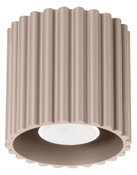Sollux SL.1814 - Bodové svietidlo AURA 1xGU10/10W/230V 10 cm taupe