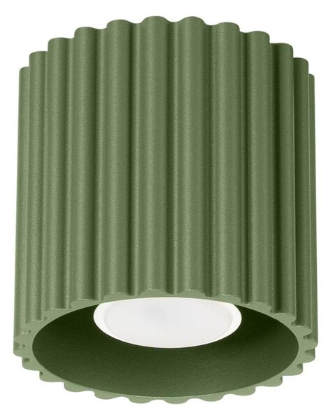 Sollux SL.1794 - Bodové svietidlo AURA 1xGU10/10W/230V 10 cm zelené