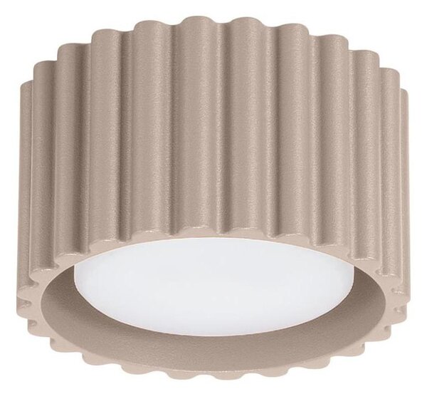 Sollux SL.1817 - Bodové svietidlo AURA 1xGX53/10W/230V 6 cm taupe
