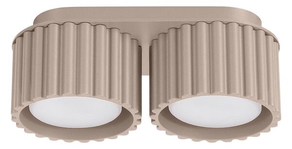 Sollux SL.1818 - Bodové svietidlo AURA 2xGX53/10W/230V taupe