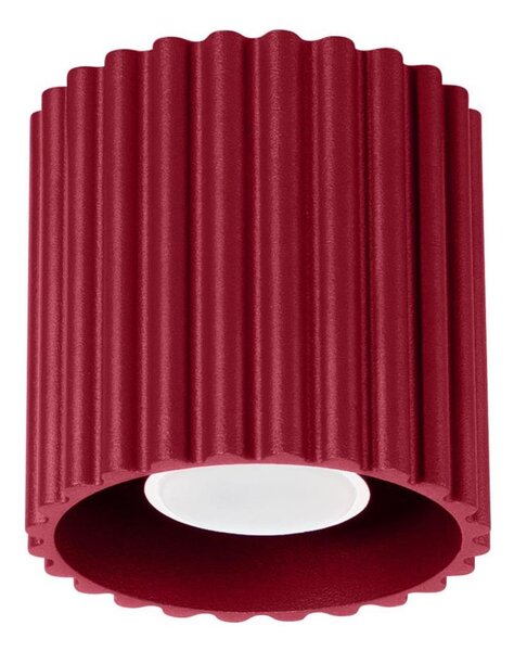 Sollux SL.1819 - Bodové svietidlo AURA 1xGU10/10W/230V 10 cm červené