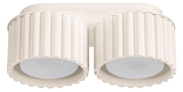 Sollux SL.1793 - Bodové svietidlo AURA 2xGX53/10W/230V krémové