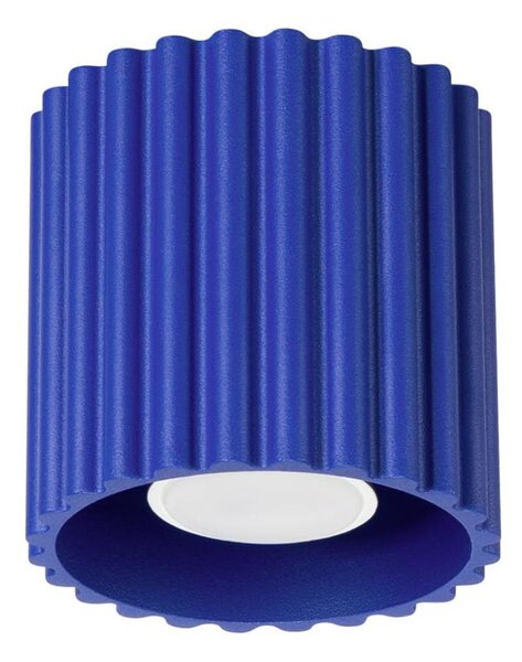 Sollux SL.1809 - Bodové svietidlo AURA 1xGU10/10W/230V 10 cm modré