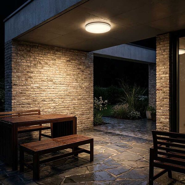 SOLIGHT LED osvetlenie CORATO, nastaviteľný príkon 12-18-24W, CCT, max. 2400lm, IP54