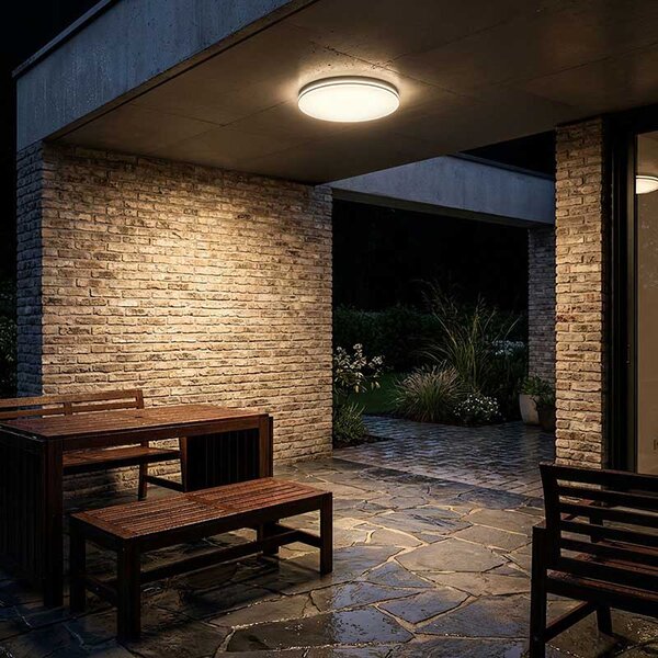 SOLIGHT LED osvetlenie CORATO, nastaviteľný príkon 16-24-32W, CCT, max. 3200lm, IP54