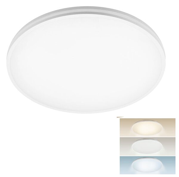 SOLIGHT LED osvetlenie CORATO, nastaviteľný príkon 16-24-32W, CCT, max. 3200lm, IP54