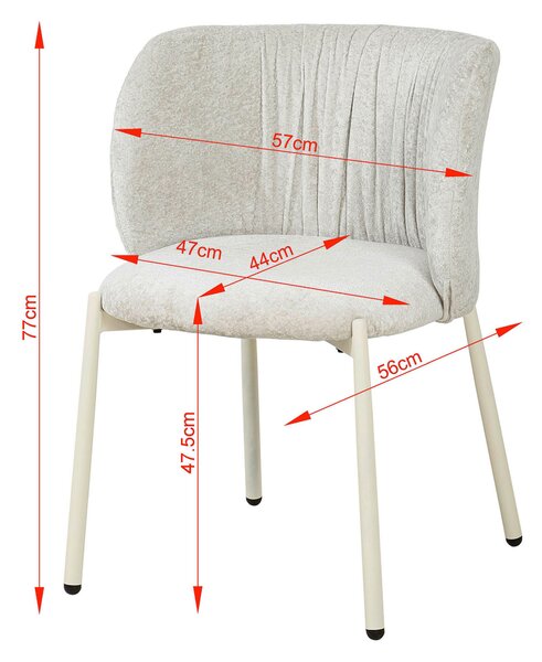 STOLIČKA, 56,5/77/57 cm Stylife - Stoličky, Online Only