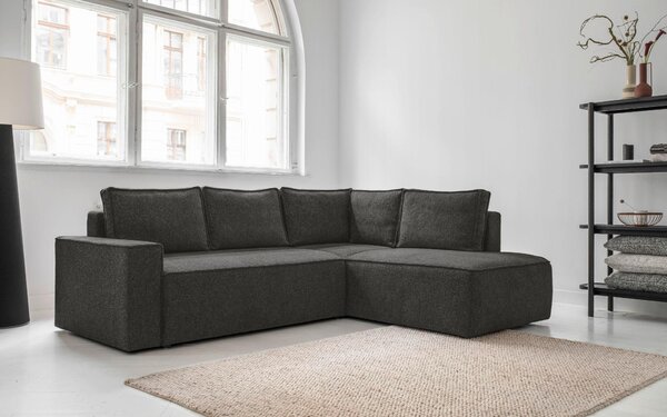 ROHOVÁ SEDAČKA, textil, tmavosivá MID.YOU - Sedačky, Online Only