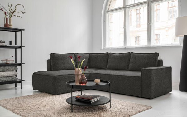 ROHOVÁ SEDAČKA, textil, tmavosivá MID.YOU - Sedačky, Online Only