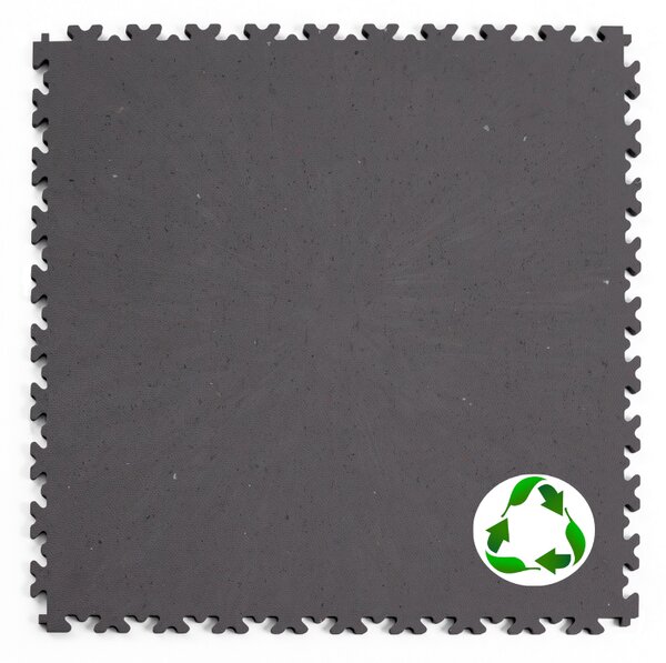 Dlaždica Fortelock Industry ECO Classic, 510,5 x 510,5 mm, grafit/koža