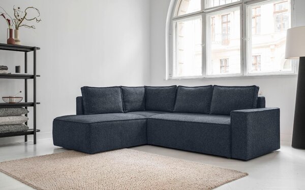 ROHOVÁ SEDAČKA, textil, tmavomodrá MID.YOU - Sedačky, Online Only