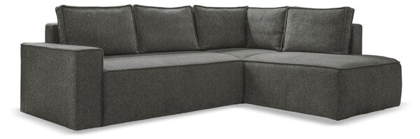 ROHOVÁ SEDAČKA, textil, tmavosivá MID.YOU - Sedačky, Online Only