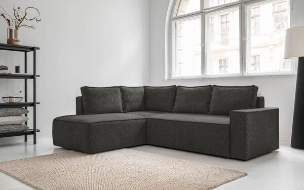 ROHOVÁ SEDAČKA, textil, tmavosivá MID.YOU - Sedačky, Online Only