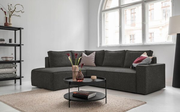 ROHOVÁ SEDAČKA, textil, tmavosivá MID.YOU - Sedačky, Online Only