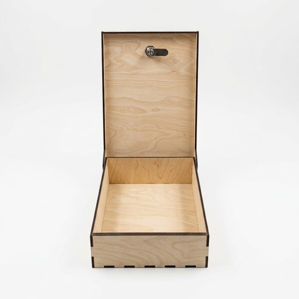 Usporadejto.cz Uzamykateľný box so zámkom na sladkosti a neresti VASKY, 30 x 20 x 10 cm