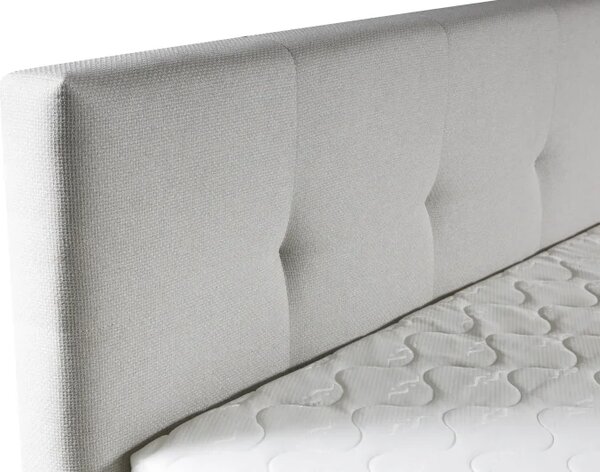 Zltahala.sk Kontinentálna boxspring posteľ AMBER, 200x180, krémová (barell 03)