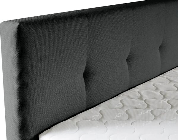 Zltahala.sk Kontinentálna boxspring posteľ AMBER, 200x180, antracitová (barell 97)
