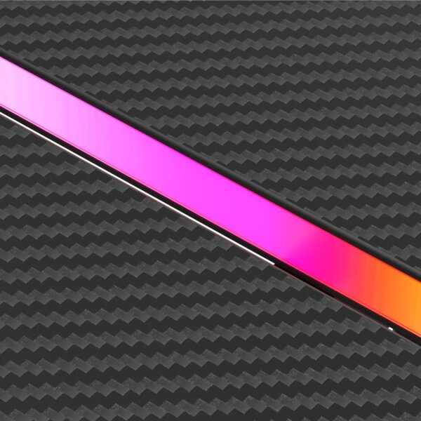 Elektrický výškovo nastaviteľný herný stôl Hero 8.7 RGB čierny
