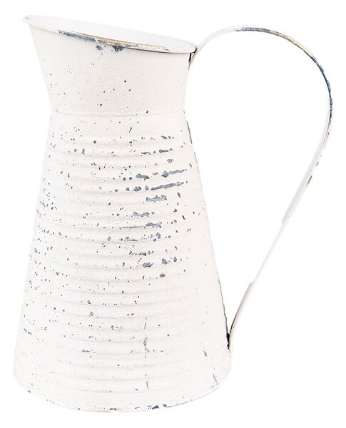 Béžový dekoračný plechový džbán Fun Antique - 20*15*24 cm - Clayre & Eef